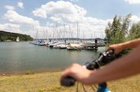 Radfahren am Brombachsee